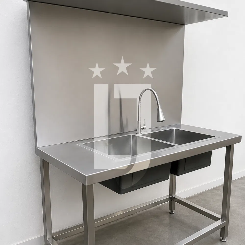 Wastafel stainless steel custom.